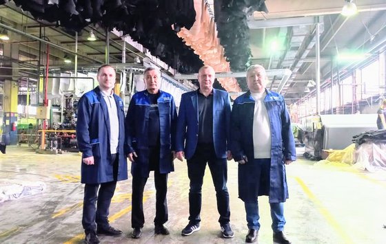 14 Апреля АО "Верхневолжский кожевенный завод" встречал высоких гостей
